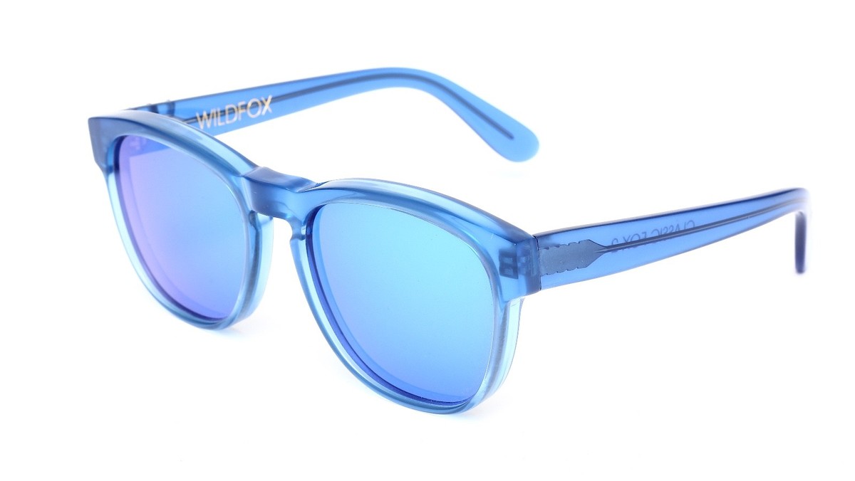 Wild Fox Classic Fox Unisex Mirror Blue Sunglasses R2243