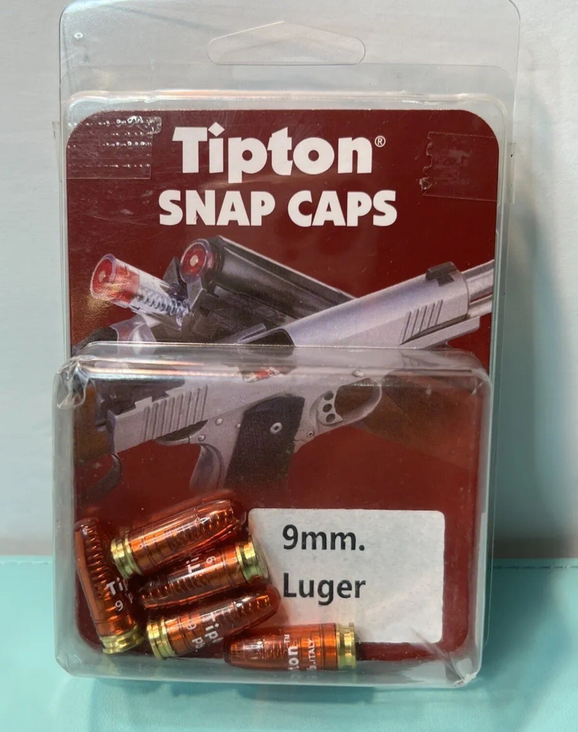Tipton Snap Caps 9mm LugerPrecision Metal Base Snap CapPack of 5