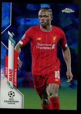 2019 2020 Topps Chrome Sapphire UEFA Sadio Mane Refractor Card #90 Blue RC STAR