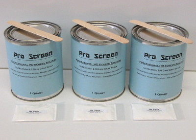 3 QUART HD PROJECTOR / PROJECTION SCREEN PAINT -ULTRA HIGH CONTRAST! BluRay-3D