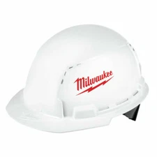 Milwaukee 48-73-1000 Front Brim Type 1 Class-C Vented Hard Hat with Blot - White