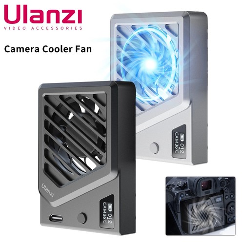 Ulanzi CA25 Camera Cooling Fan OLED Display Fan for Canon Sony Fujifilm Camera - Picture 4 of 13