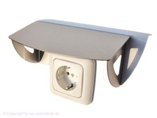 Dach ochronny do gniazda Przycisk Ogród Na zewnątrz Wtyczka natynkowa IP44 IP20