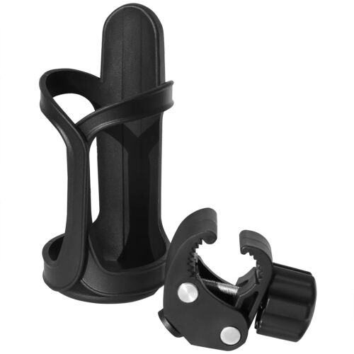 2× Beverage Cup Holder For Wheelchair Walker Rollator Bike Stroller 360° Rotated - Picture 10 of 17