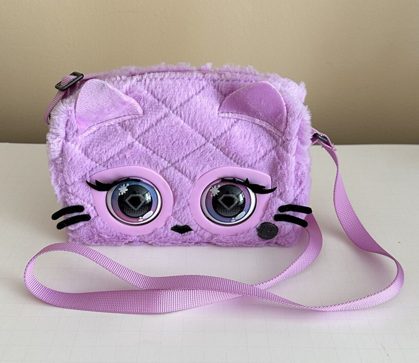 Cat Winking Noise Blinking Eyes Girl Bag Cattitude Purse