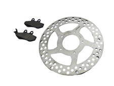 DISCO  PASTIGLIE  FRENO ANTERIORE GILERA RUNNER  50 -125- 180 DAL 1997 AL 2003