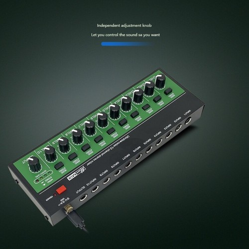 Advanced 10Way Sound Mixer for Superior Sound Blending in Recording Broadcasting - Picture 5 of 8
