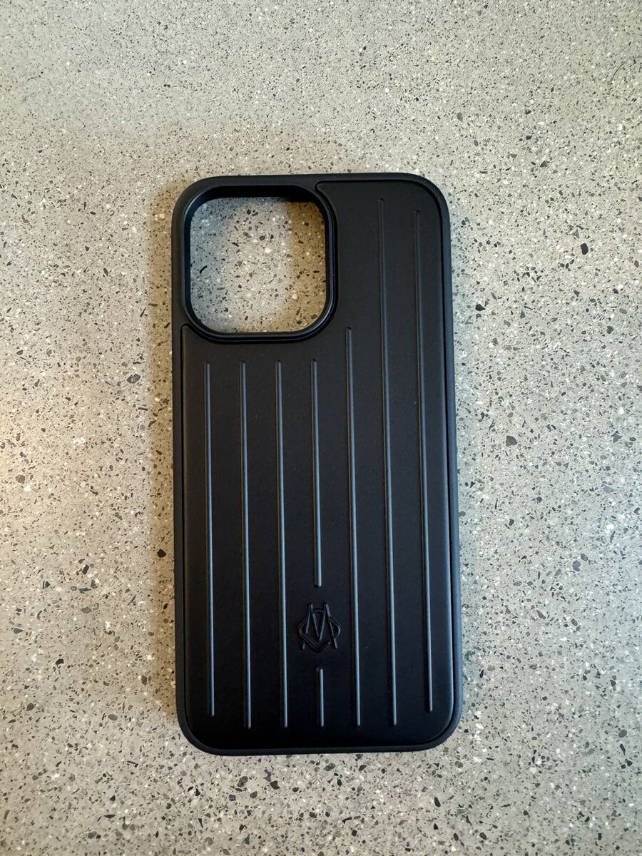 New | Rimowa I Phone Case | iPhone 16 Pro & Pro Max | Black New | Rimowa I Phone Case | iPhone 16 Pro & Pro Max | Black