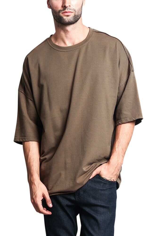 Victorious Men's Hipster Extra Wide Oversize Baggy Boxy T Victorious Men's Hipster Extra Wide Oversize Baggy Boxy T