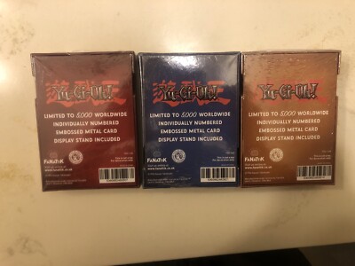 Yu-Gi-Oh! Metal God Card Set Limited Edition - Obelisk, Slifer, Winged  Dragon Ra