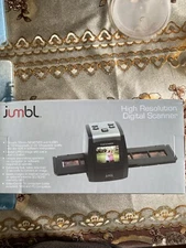 Jumbl High-Resolution 14MP Scanner/Digitizer - Converts 35mm Negatives & Slides