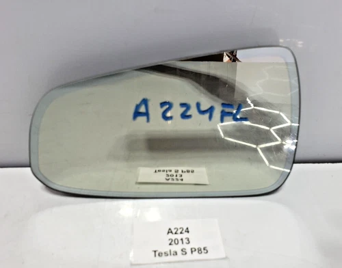 ✅12-20 OEM Tesla Model S Left Driver Door Exterior Side Mirror Glass