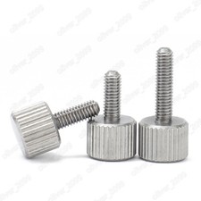 Steel Thumb Screws Knurled Flat Head M2 M2.5 M3 M4 M5 M6 304 Stainless