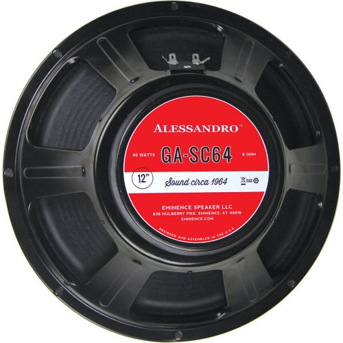 Eminence - GA-SC64 - George Alessandro Signature 12" Guitar Speaker Driver 40W - - 第 2/4 張圖片
