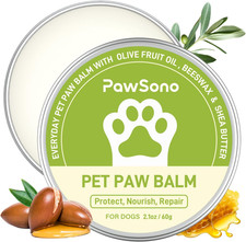 Lick-Safe Dog Paw Balm for Paws Nose, All-Natural Paw Pad Moisturizer for Dogs