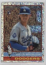 2025 Topps Heritage Chrome Silver Sparkle Refractor Justin Wrobleski #319 1b9
