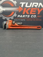 RIDGID 14โ Heavy Duty Straight Pipe Wrench USA Made Adjustable Plumbing Tool