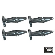 Rear Barn Door Hinge Set (x4) Truck, Door Blank, 295 x 90mm Zinc Plated Steel