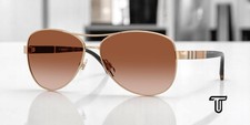 BURBERRY BE3080 114513 Light Gold Brown Gradient 59 mm Women's Sunglasses