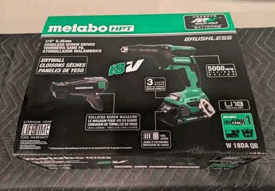 Metabo 18V Cordless Drywall Screw Gun (New)