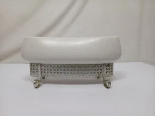 Vintage MCM Stanford Sebring Pottery Ceramic Planter Metal Base Large 1960s RARE