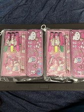 Hello Kitty Pink Stationery Set w/ Zipper Pouch Pencil Case