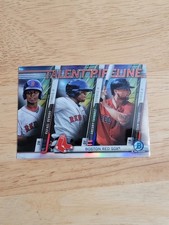 2017 Bowman Chrome Talent Pipeline Refractors #TPBOS Rafael Devers