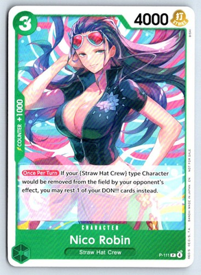 #ad Nico Robin Heroines Battle Pack P 111 One Piece One Piece Promotion Cards NM $16.98