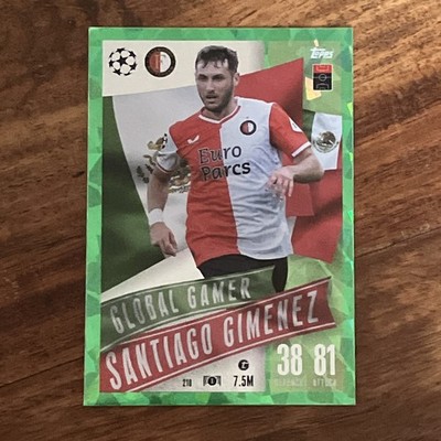 Match Attax Extra 2023/24 Santiago Gimenez Emerald Parallel (Beschreibung lesen)