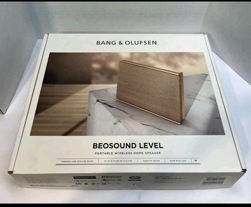 Bang and Olufsen Beosound Level Golden Oak Bluetooth Portable Speaker
