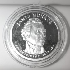  James Monroe $1 Dollar Coin 1817-1825 - 2008 P Position B