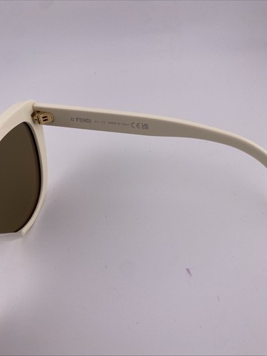 Fendi FE40087U Cat-Eye Beige Sunglasses 55o16-140 Rx *2A WOC - Picture 5 of 5