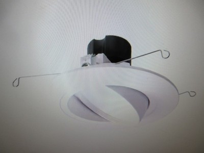 Halo RA 5 in. and 6 in. White Integrated LED Recessed Ceiling Light Fixture 2PK