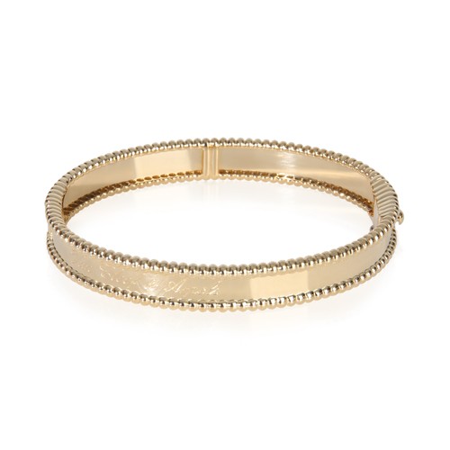 Van Cleef & Arpels Yellow Gold  Perlee Signature Bracelet