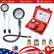 Engine Cylinder Compression Gauge Tester Kit Gas Engine Diagnostic Testing Tool Engine Cylinder Compression Gauge Tester Kit Gas Engine Diagnostic Testing Tool