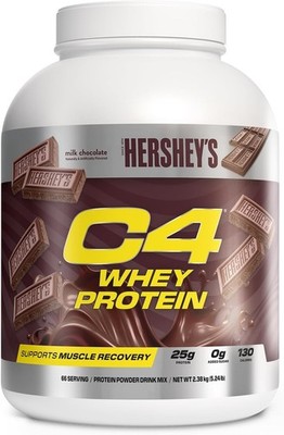 C4 5lb Hershey Chocolate Whey Protein 66 Serv