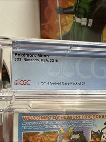 CGC 9.9 A++ Pok&eacute;mon Sun And Moon Nintendo 3DS New Sealed Game GRADED POKEMON
