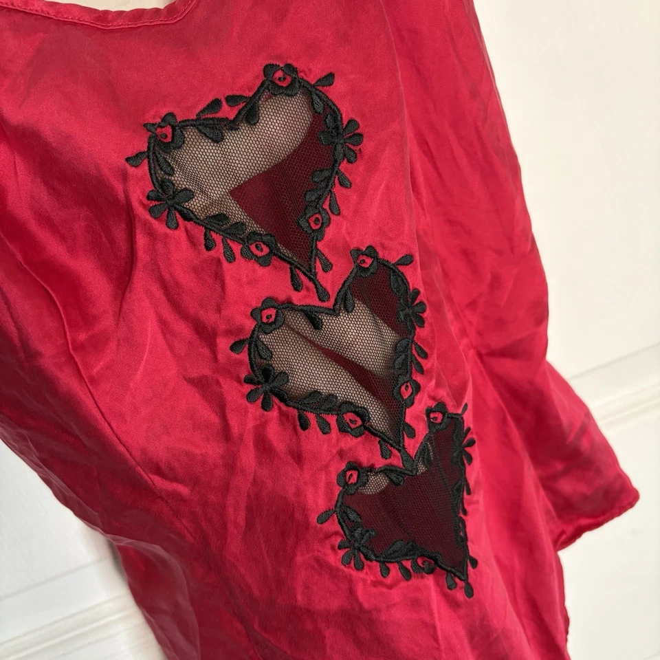 Vintage Gold Label Victoria’s Secret Women’s P 100% Silk Teddy One Piece Nightie - Image 4 of 4