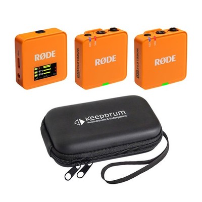 Rode Wireless GO Gen 3 Drahtloses Mikrofon-Funksystem Orange mit Softcase
