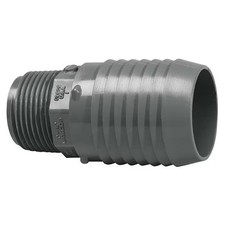 Manufacturer Varies PVC Reducing Male Adapter, Insert x MNPT, 1 in x 1/2 in Pipe