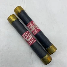 Buss/Bussmann Cooper NOS-6 Fuse/Fuses 600V LOT OF 2