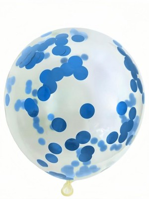 Confetti Balloons,50 Pcs 12 Inch Clear Balloons with Multicolor Confetti Insi...