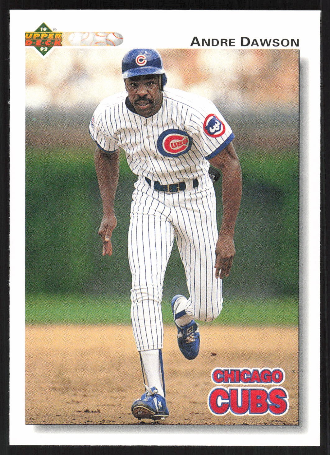 1992 Upper Deck Gold Hologram Andre Dawson #124 Chicago Cubs