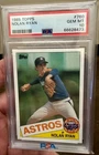1985 TOPPS #760 NOLAN RYAN PSA 10!  Pop 282! Stunning Card of The Express!