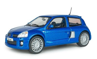 SOLIDO, 2003 RENAULT Clio V6 Phase 2   Iliad-Blau, 1/43, SOL4318101