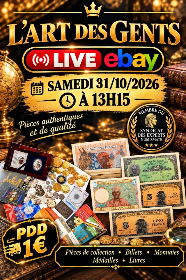 Vente de monnaies et billet du monde