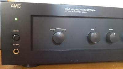 AMC CVT 3030 Röhrenverstärker EL 34 Getestet schwarz mit Phono