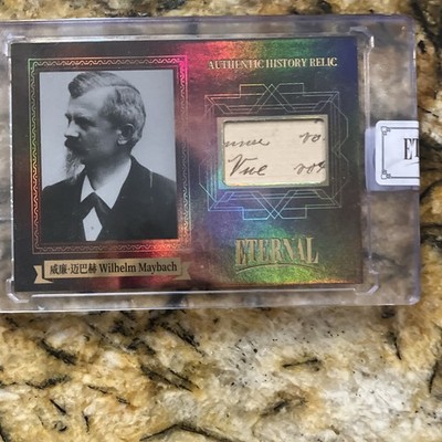 2024 Eternal Cuts World Celebrities Relic Wilhelm Maybach 51/99