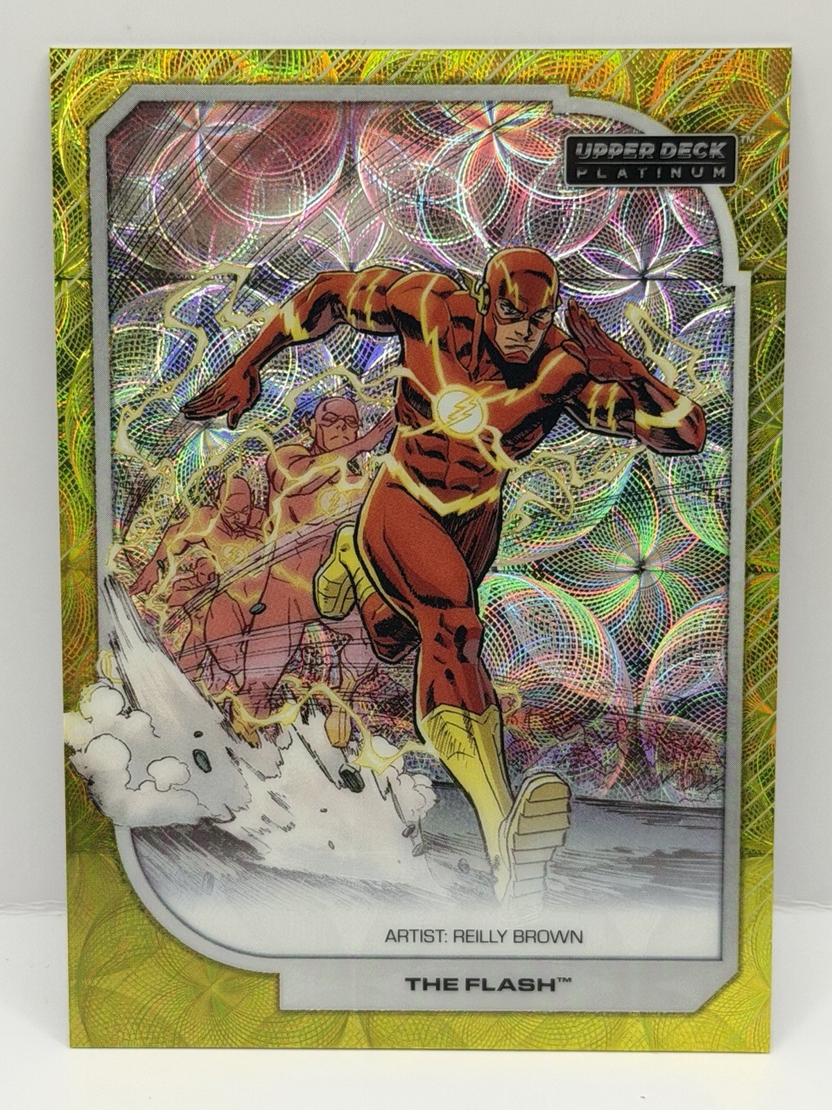 The Flash 2026 Upper Deck Platinum DC Yellow Spotlight 293/399 No. 34 Reilly B.
