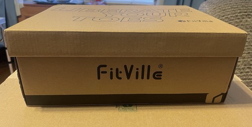 FitVille Scarpe Diabetiche Donna 6,5 Larghe Comfort Calde Supporto Arco e Tacco Ortesi - Foto 5 di 6